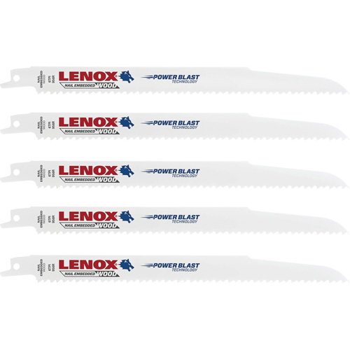 Wood Cutting Reciprocating Saw Blades, Bi-Metal, 6 TPI, 9" L x 3/4" W Distribution Jean Lapalme