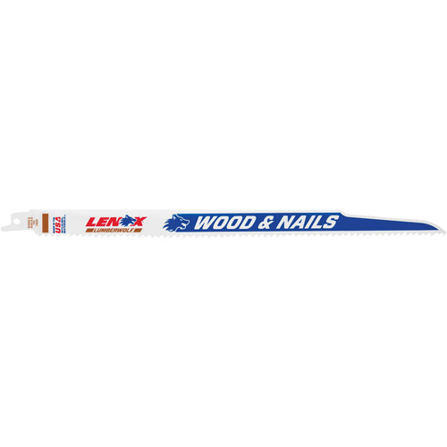 Lame de scie alternative, Bim&eacute;tal, 6 Dents par pouce, 12" lo x 3/4" la Distribution Jean Lapalme
