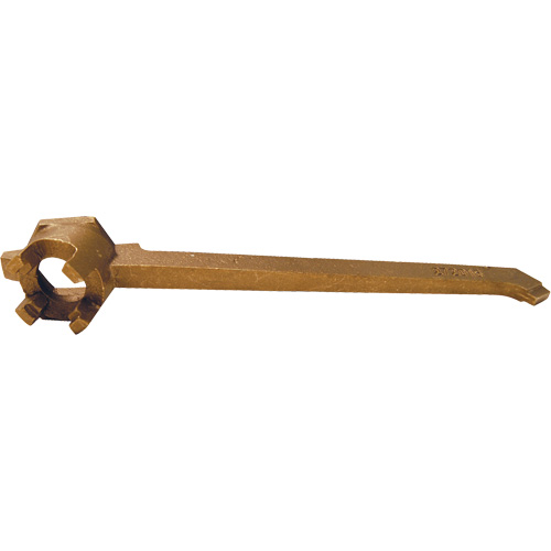 Drum Plug Wrench, 12" Handle, Bronze Distribution Jean Lapalme