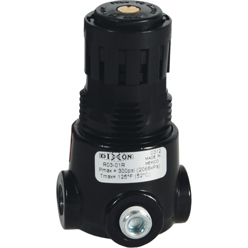 R&eacute;gulateur miniature R03 Wilkerson, 1/4" NPT, PSI max. de 300 psi, Standard Distribution Jean Lapalme