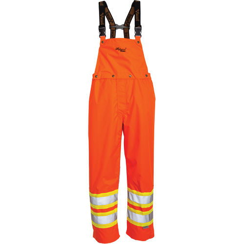 Journeyman&reg; 300D Bib Pants, Polyester, Large, High Visibility Orange Distribution Jean Lapalme