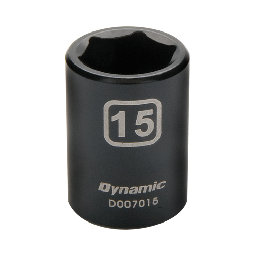 Metric Socket, Impact, 12 mm, 3/8" Drive, 6 Points Distribution Jean Lapalme