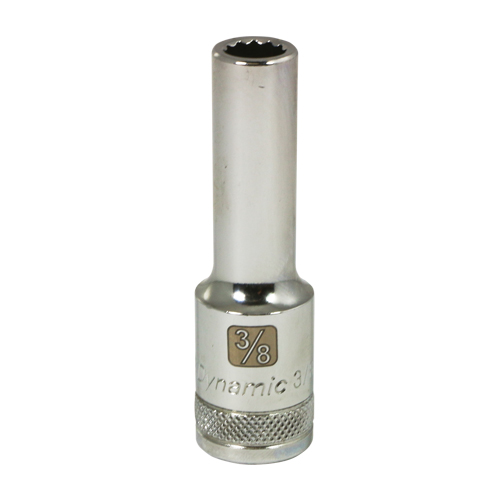 Douille SAE, 3/8", Prise 1/2", 12 pans, Profond Distribution Jean Lapalme