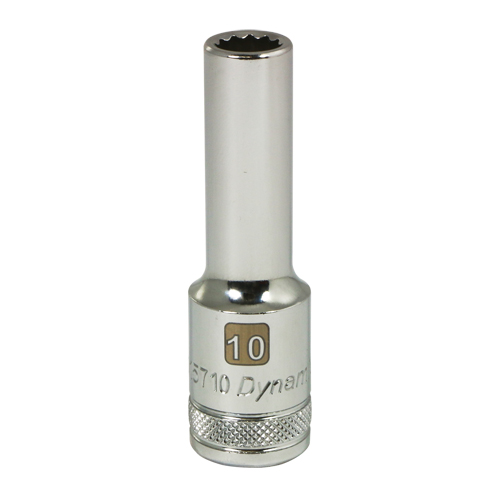 Douille m&eacute;trique, 10 mm, Prise 1/2", 12 pans, Profond Distribution Jean Lapalme