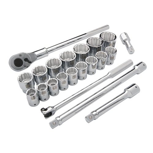 SAE Socket Set, 21 Pcs, 3/4" Drive Size Distribution Jean Lapalme