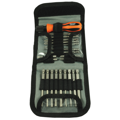 Multibit Screwdriver, 6-1/2" L, Cushion Grip Handle Distribution Jean Lapalme