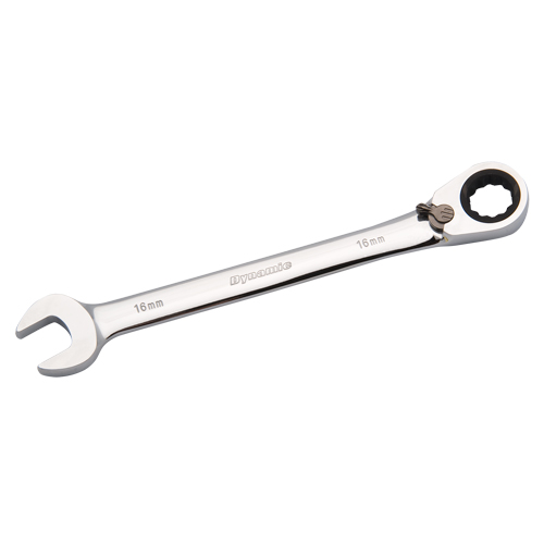 Reversible Combination Ratcheting Wrench, 12 Point, 8mm, Chrome Finish Distribution Jean Lapalme