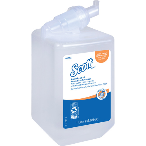 Nettoyant antimicrobien pour la peau Control de Scott, Mousse, 1 L, Sans parfum Distribution Jean Lapalme