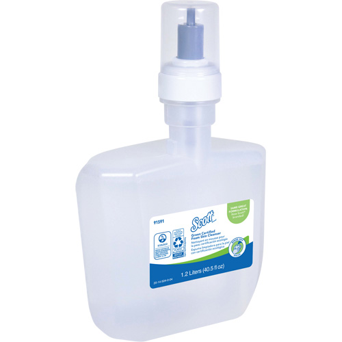 Scott&reg; Essential Green Certified Skin Cleanser, Foam, 1.2 L, Unscented Distribution Jean Lapalme