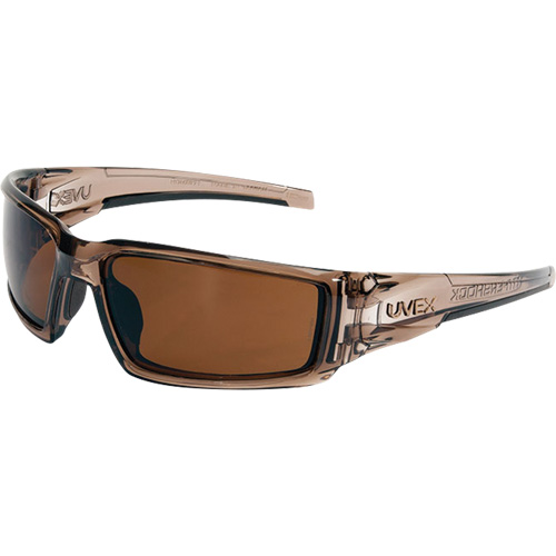 Uvex Hypershock Safety Glasses, Espresso Lens, Anti-Scratch/Polarized, ANSI Z87+ Distribution Jean Lapalme