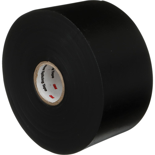 Ruban d'&eacute;pissage sans support en caoutchouc de calibre professionnel Scotch, 50,8 mm (2") la x 9 m (30') lo, 30 mils, Noir Distribution Jean Lapalme