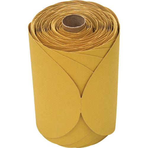 Disque dor&eacute; en rouleau Stikit, 6" dia., Grain 120, Oxyde d'aluminium Distribution Jean Lapalme
