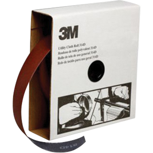 Utility Sanding Roll, Aluminum Oxide, 2" W x 150' L, P400 Grit Distribution Jean Lapalme
