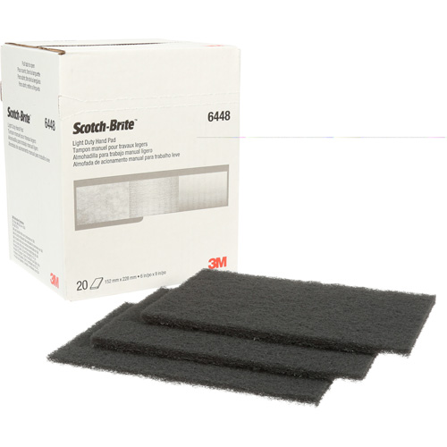 Tampon manuel pour travaux g&eacute;n&eacute;raux Scotch-Brite, Carbure de silicium, 6" x 9", Grain Ultra fin Distribution Jean Lapalme