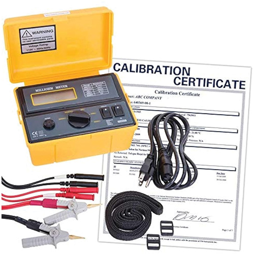 Milli-ohmm&egrave;tre 110 V avec certificat de calibration Distribution Jean Lapalme