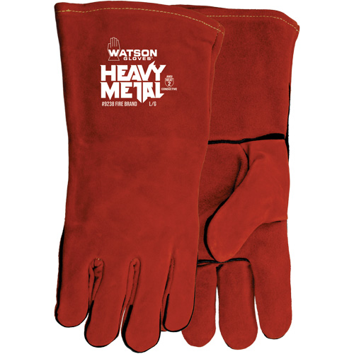 Fire Brand Welding Gloves, Split Cowhide, Size One Size Distribution Jean Lapalme