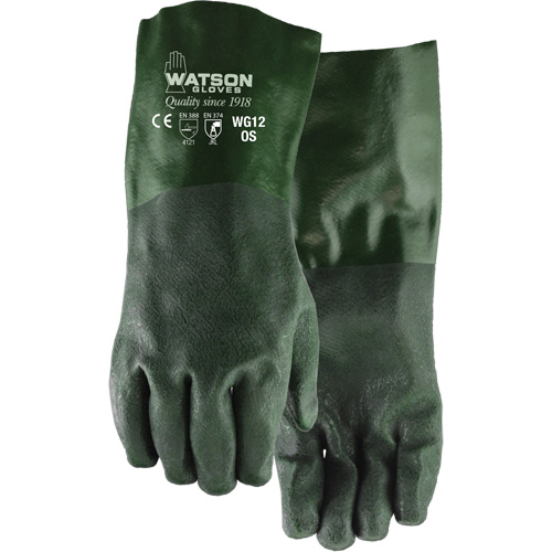 Gants enduits Dura Dip, 12" lo, PVC, Doublure en Jersey Distribution Jean Lapalme