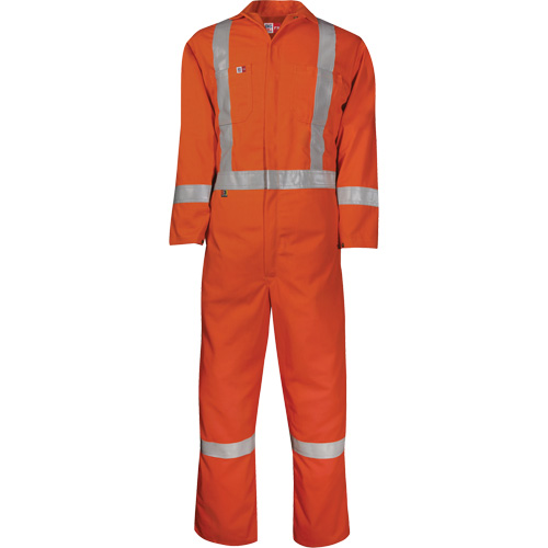Westex UltraSoft&reg; Unlined Contractor Coveralls, Size 2X-Large (Tall), Orange, 8.7 cal/cm² Distribution Jean Lapalme