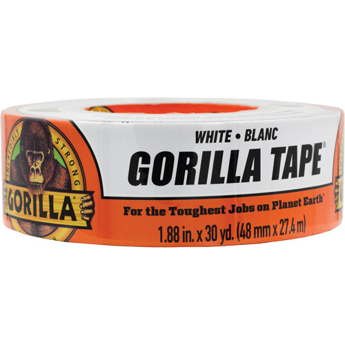 Duct Tape, 17 mils, White, 48 mm (2") x 27.43 m (90') Distribution Jean Lapalme