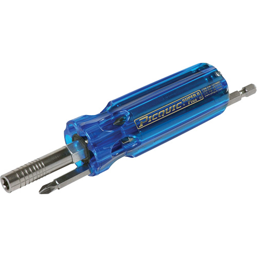 Tournevis multi embouts Super 8 Plus, Prise Plastique Distribution Jean Lapalme