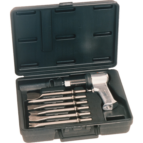 Super Duty Air Hammer Kit, 3 CFM, 1/4" NPT, 3000 BPM, 3/4" x 2-9/32" (19.05mm x 57.94mm) Distribution Jean Lapalme