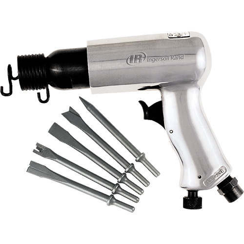 Air Hammer with Chisel Set, 3 CFM, 1/4" NPT, 3500 BPM, 11/16" x 2-5/8" (17.46mm x 66.68mm) Distribution Jean Lapalme