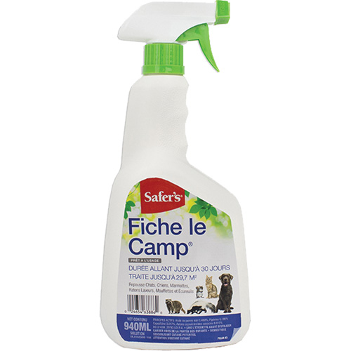 R&eacute;pulsif liquide contre les animaux Fiche le camp Distribution Jean Lapalme