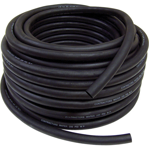 Boyau de jardin d'&eacute;vacuation de l'eau pour entrepreneur, Caoutchouc, 3/4" dia x 50' Distribution Jean Lapalme