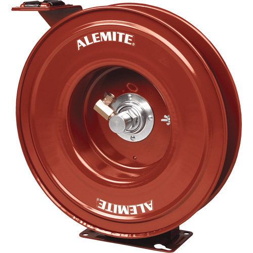 Alemite&reg; Heavy-Duty Hose Reel, Single Hose, 7" W x 19" D x 20-1/4" H Distribution Jean Lapalme