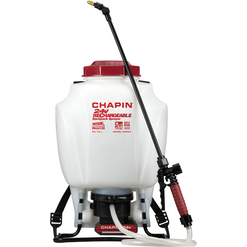 Pulv&eacute;risateur dorsal rechargeable, 4 gal. (15 L) Distribution Jean Lapalme