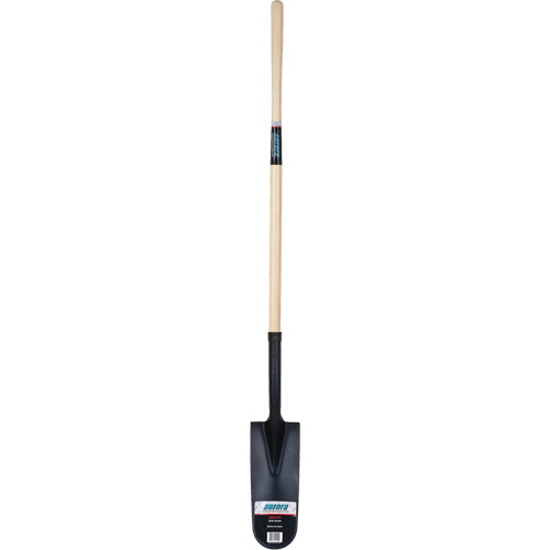 Heavy-Duty Drain Spade, Carbon Steel, 16" x 6" Blade, 45" L, Straight Handle Distribution Jean Lapalme