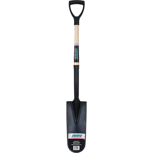 Drain Spade Shovel, Tempered Steel, 14" x 6" Blade, 30" L, D-Grip Handle Distribution Jean Lapalme