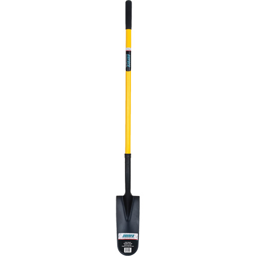 Drain Spade Shovel, Tempered Steel, 14" x 6" Blade, 46" L, Straight Handle Distribution Jean Lapalme