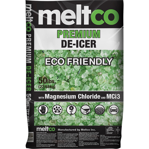 Premium Eco-Friendly De-Icer, Bag, 50 lbs.(22.7 kg), -25°C (-15°F) Melting Point Distribution Jean Lapalme