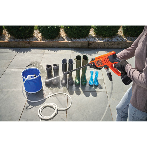 Pressure Washer, Battery Powered, 350 PSI, 0.5 GPM Distribution Jean Lapalme