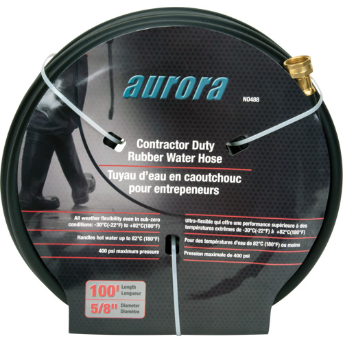 Contractor Duty Rubber Hose, Rubber, 5/8" dia. x 100' Distribution Jean Lapalme