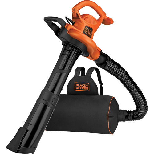 Souffleur/aspirateur/broyeur de feuilles 3-en-1 VacPack, Vitesse d'air 250 mi/h, &eacute;lectrique Distribution Jean Lapalme