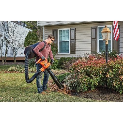 Souffleur/aspirateur/broyeur de feuilles 3-en-1 VacPack, Vitesse d'air 250 mi/h, &eacute;lectrique Distribution Jean Lapalme