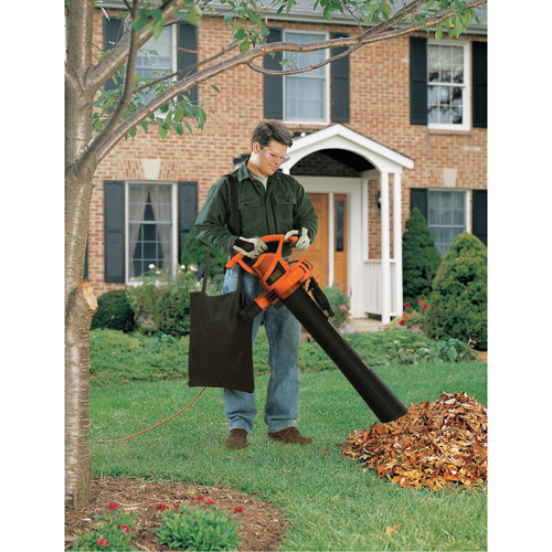 Souffleur/aspirateur/broyeur de feuilles, Vitesse d'air 210 mi/h, &eacute;lectrique Distribution Jean Lapalme
