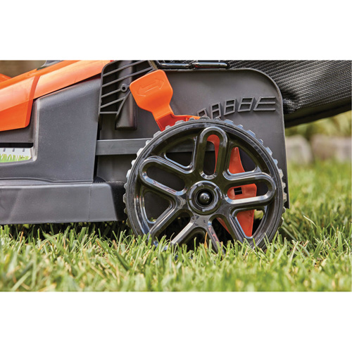 Tondeuse &agrave; gazon avec poign&eacute;e confortable, Pouss&eacute;e, &eacute;lectrique, Largeur de coupe 17" Distribution Jean Lapalme