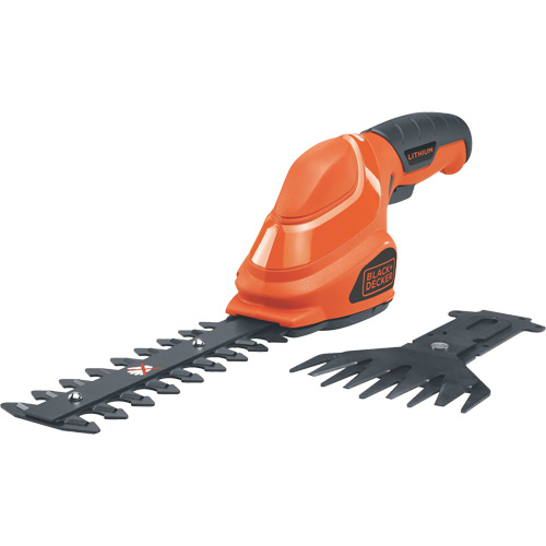 Cisailles de jardin/cisailles &agrave; haie 2-en-1, &agrave; pile, 3,6 V, Largeur de la coupe 4"/6" Distribution Jean Lapalme