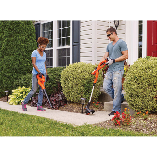 Max* String Trimmer/Edger & Hard Surface Sweeper Combo Kit, 10", Battery Powered, 20 V Distribution Jean Lapalme
