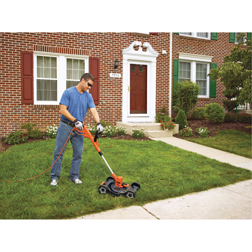3-in-1 Compact Mower, Push Walk-Behind, Electric, 12" Cutting Width Distribution Jean Lapalme