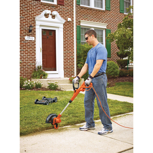 3-in-1 Compact Mower, Push Walk-Behind, Electric, 12" Cutting Width Distribution Jean Lapalme