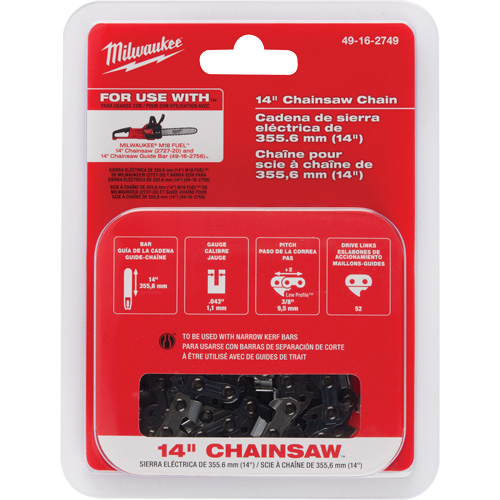 Chaîne de 14" pour scie &agrave; chaîne Distribution Jean Lapalme