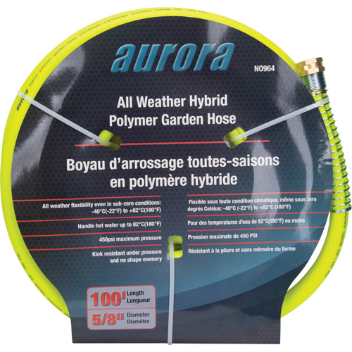 Hybrid Garden Hose, Copolymer, 5/8" dia. x 100' Distribution Jean Lapalme