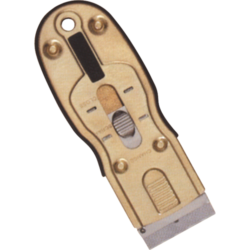 Grattoirs &agrave; lame de rasoir ergonomique, Lame Acier au carbone, Largeur 1-1/2", Manche Caoutchouc Distribution Jean Lapalme