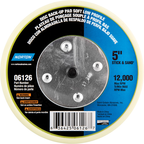 Back Up Pads For PSA & Hook And Loop Paper Discs Distribution Jean Lapalme