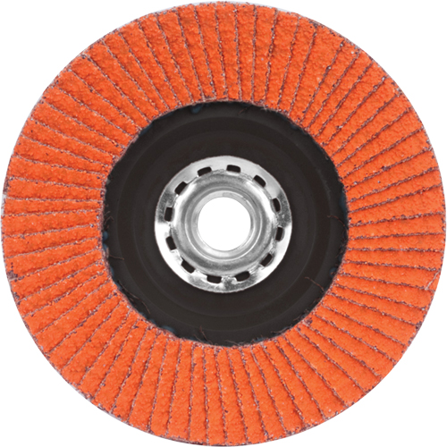 Disques &agrave; lamelles - Quick Trim SG Blaze R980P, 4-1/2" x 5/8"-11, Type 27, Grain 40, C&eacute;ramique Distribution Jean Lapalme