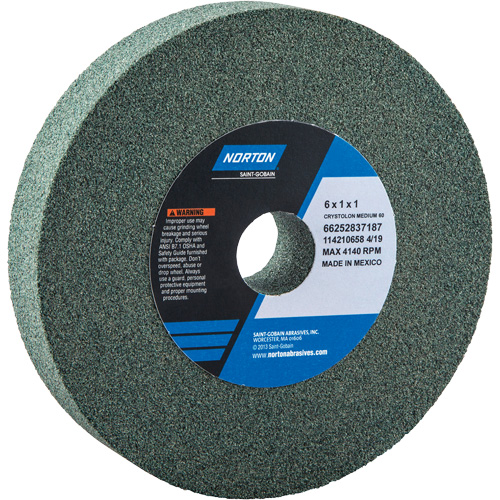 Bench Grinding Wheels - Gemini, 6" x 1", 1" Arbor Distribution Jean Lapalme
